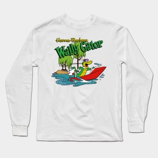 Wally Gator Motor Boating Long Sleeve T-Shirt